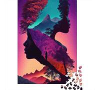 Jigsaw for Teenagers1000 Pieces Nature's Harmony Mountain Serenity Puzzle for Adults Hands-on Game Perfect Decoration Unique Birthday And Gifts 70x50cm/1000pcs