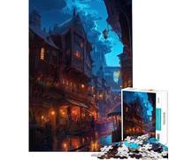 Jigsaw for Teenagers1000 Pieces Night at The Tavern Challenging To Complete Analysis And Logic Educational Game for And 14 Years And over (38X52cm)