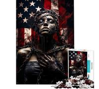 Jigsaw for Teenagers1000 Pieces Patriotism Liberty Challenging To Complete Analysis And Logic Educational Game for And 14 Years And over (38X26cm)