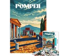 Jigsaw for Teenagers1000 Pieces Pompeii Ruins Challenging To Complete Birthday Present Educational Games for 14+ Puzzle Game Offered (38x26cm)