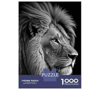 Jigsaw for Teenagers1000 Pieces Portrait of A Lion Jigsaw for Adults Brain Teaser Game Difficult Hard Stress Reduction Gifts 70x50cm/1000pcs