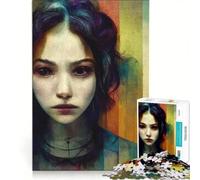Jigsaw for Teenagers1000 Pieces Possessed, Anti-Stress Toys, Difficult Challenge, Enhance Love between Couples 50x75cm