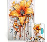 Jigsaw for Teenagers1000 Pieces Pretty Flower Array, Anti-Stress Toys, Difficult Challenge, Enhance Love between Couples 38x52cm