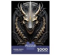 Jigsaw for Teenagers1000 Pieces Regal Monarch Dragon Pride Jigsaw for Adults Toy Wall Decor A Work of Art Unique Birthday And Gifts 38x26cm/1000pcs