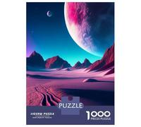 Jigsaw for Teenagers1000 Pieces RetroFuture Desert Jigsaw for Adults Brain Teaser Game Difficult Hard Stress Reduction Gifts 70x50cm/1000pcs