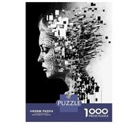 Jigsaw for Teenagers1000 Pieces Roar of The Forgotten Beast - Expressionist Fury Skull Puzzle for Adults Family Games Staycation Kill Time for Birthday, Chrismas 38x26cm/1000pcs