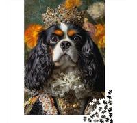Jigsaw for Teenagers1000 Pieces Royal Canine Costume for Dogs Puzzle for Adults Hands-on Game Perfect Decoration Unique Birthday And Gifts 70x50cm/1000pcs