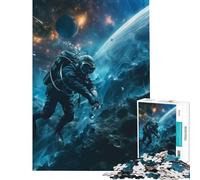 Jigsaw for Teenagers1000 Pieces Scuba Diver In Space Challenging To Complete Analysis And Logic Educational Game for And 14 Years And over (50X75cm)