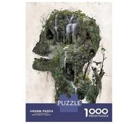 Jigsaw for Teenagers1000 Pieces Skull Thang Temple Jigsaw for Adults Toy Wall Decor A Work of Art Unique Birthday And Gifts 52x38cm/1000pcs