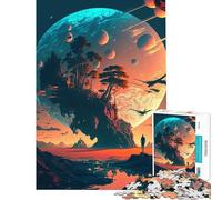 Jigsaw for Teenagers1000 Pieces Space Of Tree Toy Intellectual Game Brain Teaser Game Difficult Hard Great Gifts for Games (Size 38x52cm)