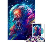 Jigsaw for Teenagers1000 Pieces Space Walk Three Challenging To Complete Analysis And Logic Educational Game for And 14 Years And over (38X52cm)