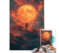 Jigsaw for Teenagers1000 Pieces Stairway to The Moon Toy Intellectual Game Brain Teaser Game Difficult Hard Great Gifts for Games (Size 50x75cm)