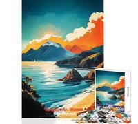 Jigsaw for Teenagers1000 Pieces Subantarctic Islands Art Poster Educational Game Staycation Kill Time Educational Toy with Matching Poster And Trivia Sheet (50X75cm)