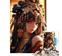 Jigsaw for Teenagers1000 Pieces Sweet Cleopatra for Birthday, Chrismas Enhance Memory Toy Wall Decor Suitable for People Aged 14 And Above (38X52cm)
