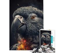 Jigsaw for Teenagers1000 Pieces The African Grey Toy Intellectual Game Brain Teaser Game Difficult Hard Great Gifts for Games (Size 50x75cm)