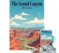 Jigsaw for Teenagers1000 Pieces The Grand Canyon Educational Game for Educational Game Challenge Toy Gifts Ideas Hand Speed Race (Size 75x50cm)