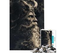Jigsaw for Teenagers1000 Pieces The Norse God Difficult And Challenge Analysis And Logic Home Decoration Toys for Ages 14 And over (50x75cm)