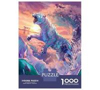 Jigsaw for Teenagers1000 Pieces Water Tiger - White Puzzle for Adults Family Games Staycation Kill Time for Birthday, Chrismas 70x50cm/1000pcs