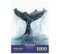 Jigsaw for Teenagers1000 Pieces Whale Fluke Collage Jigsaws for Adults Brain Teaser Game Enhance Memory Help The Brain Exercise 38x26cm/1000pcs