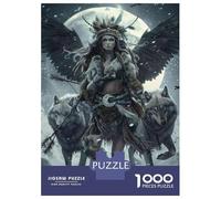 Jigsaw for Teenagers1000 Pieces Witchcraft Fantasy Art Print Puzzle for Adults Hands-on Game Perfect Decoration Unique Birthday And Gifts 38x26cm/1000pcs