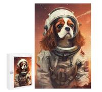 Jigsaw for Teenagerss 1000 PCS Cavalier Dog Mars Puzzles for Adults Relax Games Analysis And Logic Fun at Home Activities, 1000 PCS