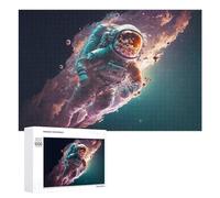 Jigsaw for Teenagerss 1000 PCS Cosmic Astronaut Journey-1 Puzzles for Adults Relax Games Analysis And Logic Fun at Home Activities, 1000 PCS