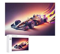 Jigsaw for Teenagerss 1000 PCS Formula 1 Car Speed Art Adult Jigsaw Puzzle Relaxing Games Home Decoration Unique Birthday And Xmas Gifts 1000 PCS