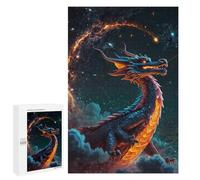 Jigsaw for Teenagerss 1000 PCS Galactic Guardian Dragon Adult Jigsaw Puzzle Brain Teaser Game Perfect Decoration Fun at Home Activities, 1000 PCS