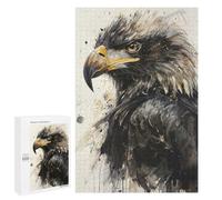 Jigsaw for Teenagerss 1000 PCS GoldenEyed Eagle Adult Jigsaw Puzzle Brain Teaser Game Perfect Decoration Fun at Home Activities, 1000 PCS