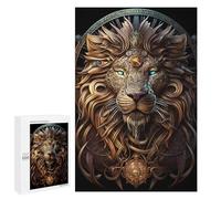 Jigsaw for Teenagerss 1000 PCS Mystical Cosmic Lion Adult Jigsaw Puzzle Brain Teaser Game Perfect Decoration Fun at Home Activities, 1000 PCS