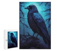 Jigsaw for Teenagerss 1000 PCS Raven Animals Puzzles for Adults Relax Games Analysis And Logic Fun at Home Activities, 1000 PCS