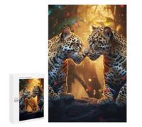 Jigsaw for Teenagerss 1000 PCS Relationship Jaguars Love Puzzles for Adults Relax Games Analysis And Logic Fun at Home Activities, 1000 PCS