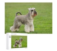 Jigsaw for Teenagerss 1000 PCS Schnauzer Dog Puzzles for Adults Relax Games Analysis And Logic Fun at Home Activities, 1000 PCS