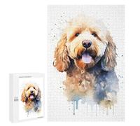 Jigsaw for Teenagerss 1000 PCS Spanish Water Dog Puzzle for Adults Relax Games But Fun And Humorous Unique Birthday And Xmas Gifts 1000 PCS