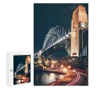 Jigsaw for Teenagerss 1000 PCS Sydney Harbour Bridge Jigsaws for Adults Relaxing Games For Family Fun Christmas Birthday Gifts 1000 PCS