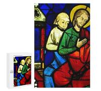 Jigsaw for Teenagerss 1000 PCS Two Seated Apostles Adult Jigsaw Puzzle Brain Teaser Game Perfect Decoration Fun at Home Activities, 1000 PCS