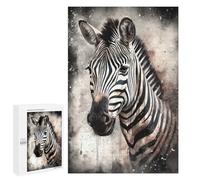 Jigsaw for Teenagerss 1000 PCS Zebra Ink Art Adult Jigsaw Puzzle Brain Teaser Game Perfect Decoration Fun at Home Activities, 1000 PCS