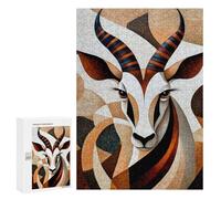 Jigsaw for Teenagerss 300 PCS African Antelope Adult Jigsaw Puzzle Brain Teaser Game Perfect Decoration Fun at Home Activities, 300 PCS