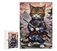Jigsaw for Teenagerss 300 PCS Cat Kimono Japan Puzzle for Adults Relax Games But Fun And Humorous Unique Birthday And Xmas Gifts 300 PCS