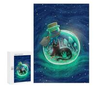 Jigsaw for Teenagerss 300 PCS Cat Potion Puzzles for Adults Relax Games Analysis And Logic Fun at Home Activities, 300 PCS