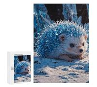 Jigsaw for Teenagerss 300 PCS Crystallized Hedgehog Adult Jigsaw Puzzle Brain Teaser Game Perfect Decoration Fun at Home Activities, 300 PCS
