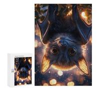 Jigsaw for Teenagerss 300 PCS Cute Bat Hanging Upside Down Teenagers Puzzles Relaxing Games Pattern Assembly Unique Birthday And Xmas Gifts 300 PCS