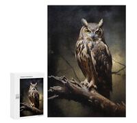 Jigsaw for Teenagerss 300 PCS Eagle Owl Adult Jigsaw Puzzle Toy Wall Decor Precision Cutting Challenging Game Gifts 300 PCS