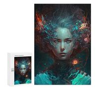 Jigsaw for Teenagerss 300 PCS Enchanted Whimsical Portrait Adult Jigsaw Puzzle Brain Teaser Game Perfect Decoration Fun at Home Activities, 300 PCS