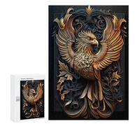 Jigsaw for Teenagerss 300 PCS Legendary Golden Phoenix Adult Jigsaw Puzzle Toy Wall Decor Precision Cutting Challenging Game Gifts 300 PCS