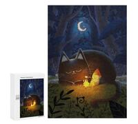 Jigsaw for Teenagerss 300 PCS Marshmallow at The Fire Puzzles for Adults Relax Games Analysis And Logic Fun at Home Activities, 300 PCS