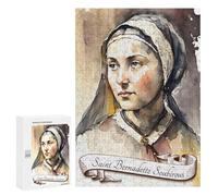 Jigsaw for Teenagerss 300 PCS Saint Bernadette Soubirous Adult Jigsaw Puzzle Brain Teaser Game Perfect Decoration Fun at Home Activities, 300 PCS