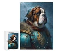 Jigsaw for Teenagerss 300 PCS Saint Bernard Viking Adult Jigsaw Puzzle Toy Wall Decor Precision Cutting Challenging Game Gifts 300 PCS