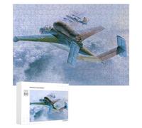 Jigsaw for Teenagerss 300 PCS World War 2 Jet Russian Adult Jigsaw Puzzle Toy Wall Decor Precision Cutting Challenging Game Gifts 300 PCS