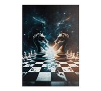 Jigsaw for Teenagerss 38x26cm/1000pcs Chess Titans Clash of Titans Jigsaw for Adults DIY Toys Difficult Challenge Christmas Birthday Gifts 38x26cm/1000pcs